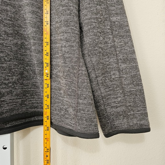 PATAGONIA Gray Worn Wear Men's Better 1/4 Zip Pullover Knit Fleece Sweater Sz L - Picture 15 of 15